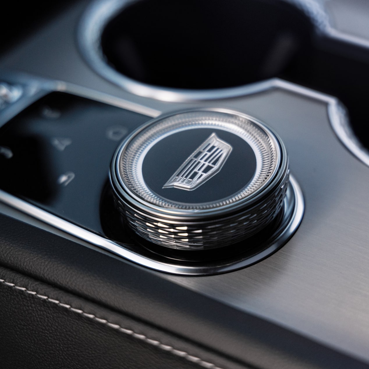 Alavanca de câmbio diferenciada do Cadillac Vistiq.